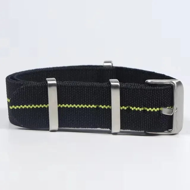 Motorola Moto French Parachute Nylon Watch Band Elastic Military Strap