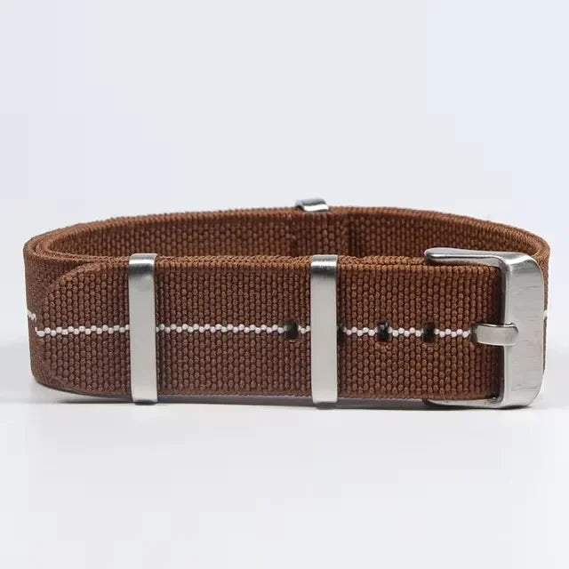 Motorola Moto French Parachute Nylon Watch Band Elastic Military Strap