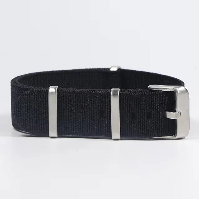 Motorola Moto French Parachute Nylon Watch Band Elastic Military Strap