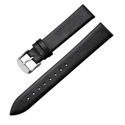 Motorola Moto Genuine Leather Watch Band Strap with Silver Pin Buckle