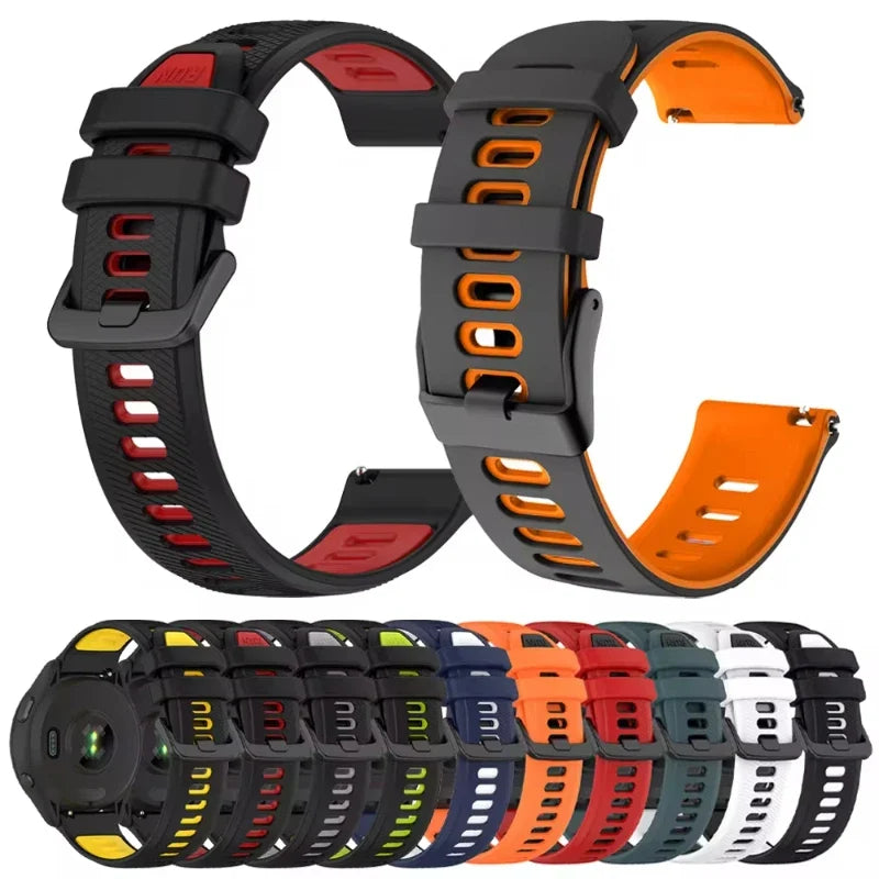 Motorola Moto Smartwatch Band Silicone Strap Stainless Steel Buckle Bracelet
