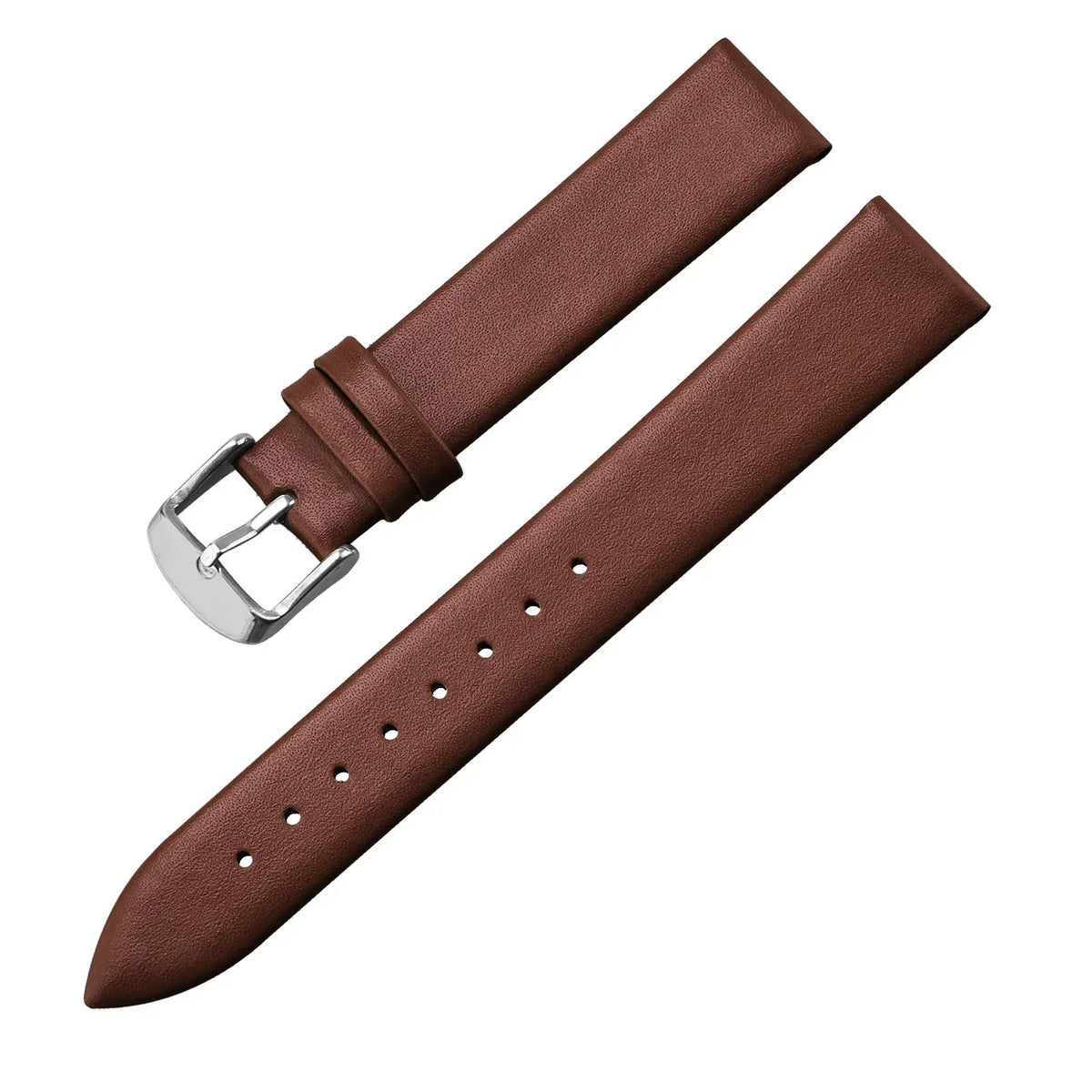 Motorola Moto Genuine Leather Watch Band Strap with Silver Pin Buckle