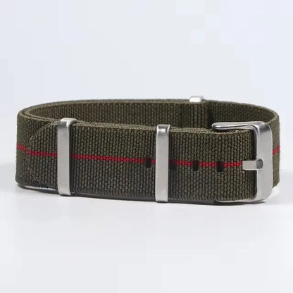 Motorola Moto French Parachute Nylon Watch Band Elastic Military Strap