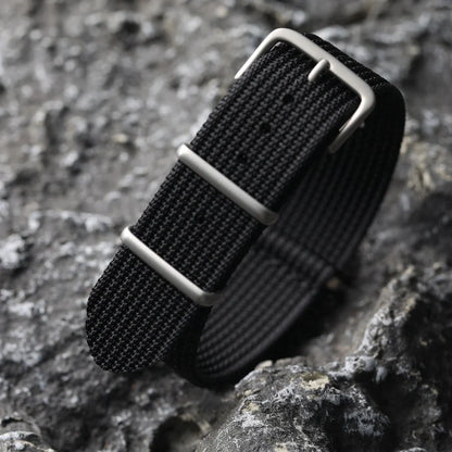 Motorola Moto Ribbed Nylon Fabric Watch Band - Durable Quick Release Strap