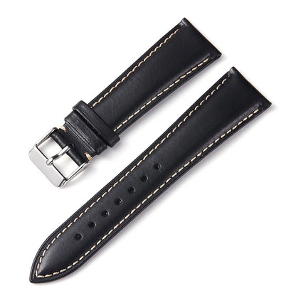 Motorola Moto Oil Wax Leather Watch Band - Cowhide Quick Release Straps