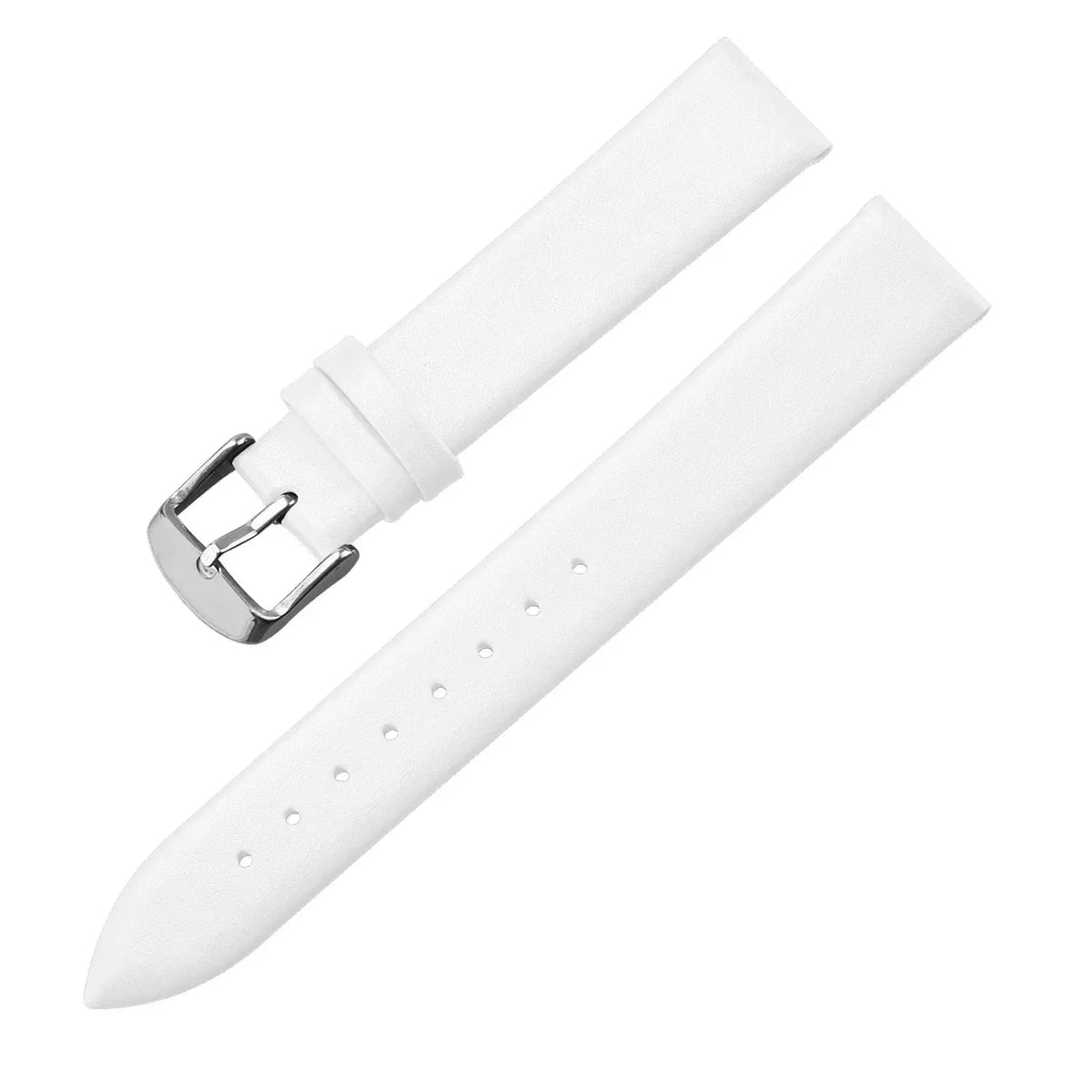 Motorola Moto Genuine Leather Watch Band Strap with Silver Pin Buckle