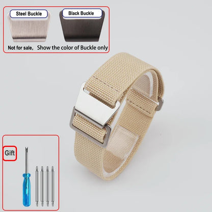 Motorola Moto Elastic Nylon Watch Band - Quick Release Parachute Strap