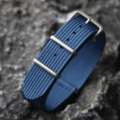 Motorola Moto Ribbed Nylon Fabric Watch Band - Durable Quick Release Strap