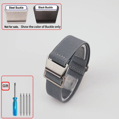 Motorola Moto Elastic Nylon Watch Band - Quick Release Parachute Strap