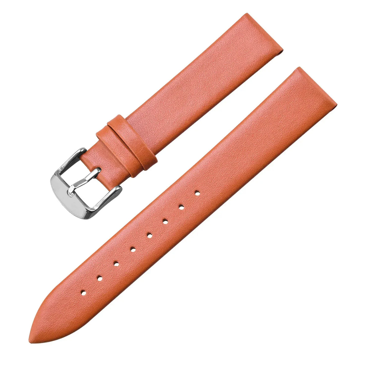 Motorola Moto Genuine Leather Watch Band Strap with Silver Pin Buckle