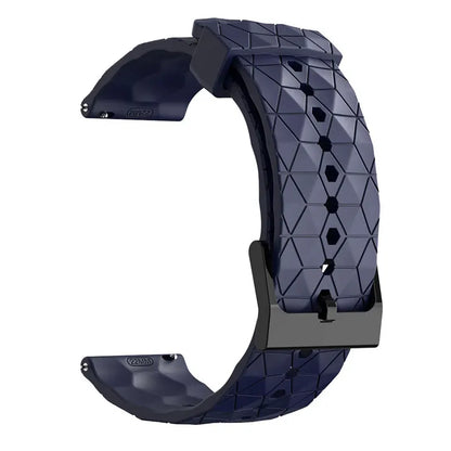 Motorola Moto Silicone Sport Watch Band Football Pattern Quick Release Strap