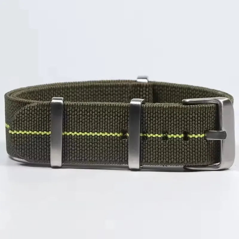 Motorola Moto French Parachute Nylon Watch Band Elastic Military Strap