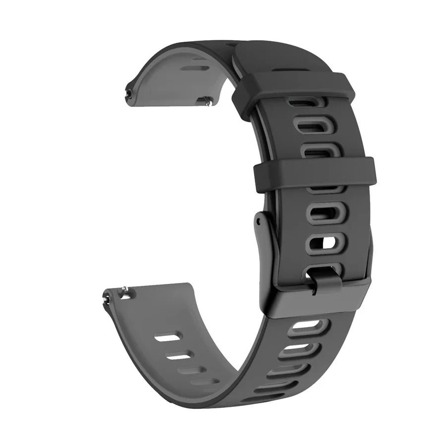 Motorola Moto Smartwatch Band Silicone Strap Stainless Steel Buckle Bracelet