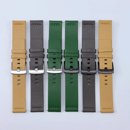 Motorola Moto Watch Bands - Quick Release Leather Smartwatch Straps