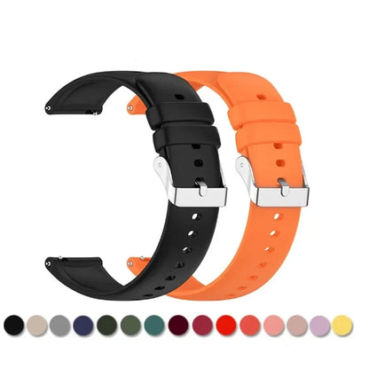 Motorola Moto Watch Bands Silicone Replacement Strap with Metal Buckle
