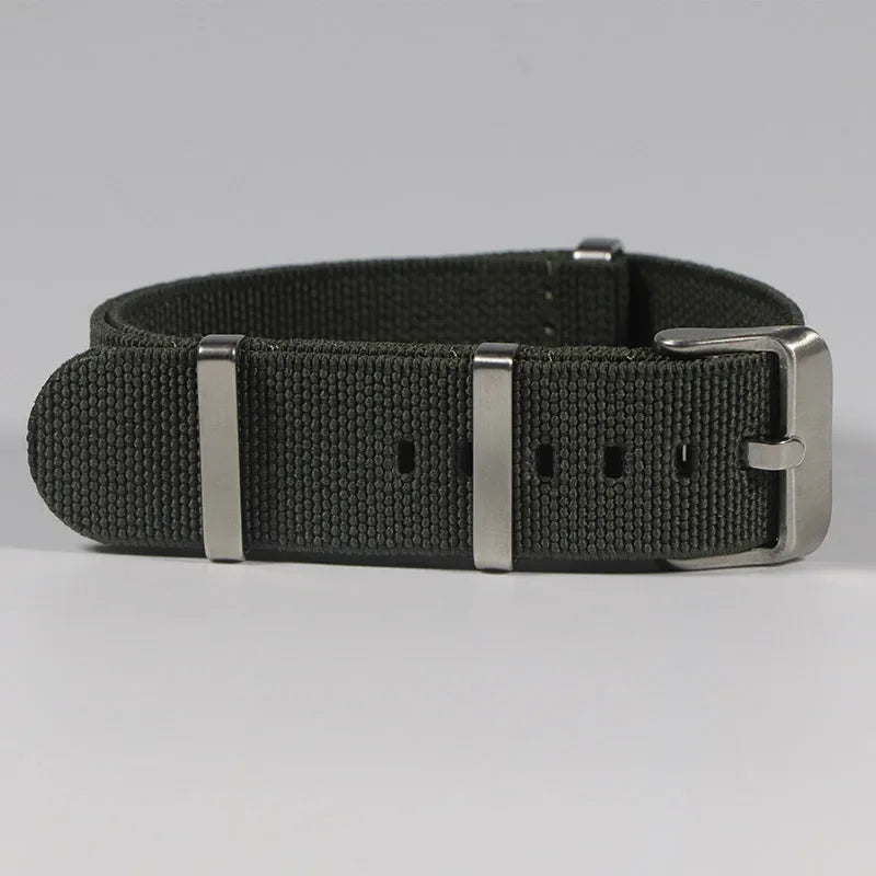 Motorola Moto French Parachute Nylon Watch Band Elastic Military Strap