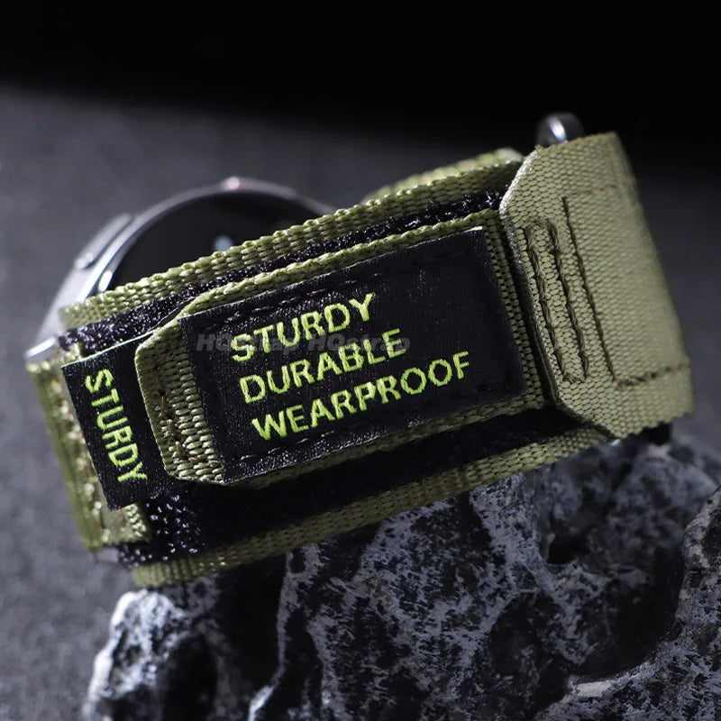 Motorola Moto Nylon Canvas Sport Waterproof Watch Band Bracelet Strap