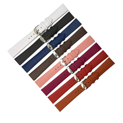 Motorola Moto Genuine Leather Watch Band Strap with Silver Pin Buckle