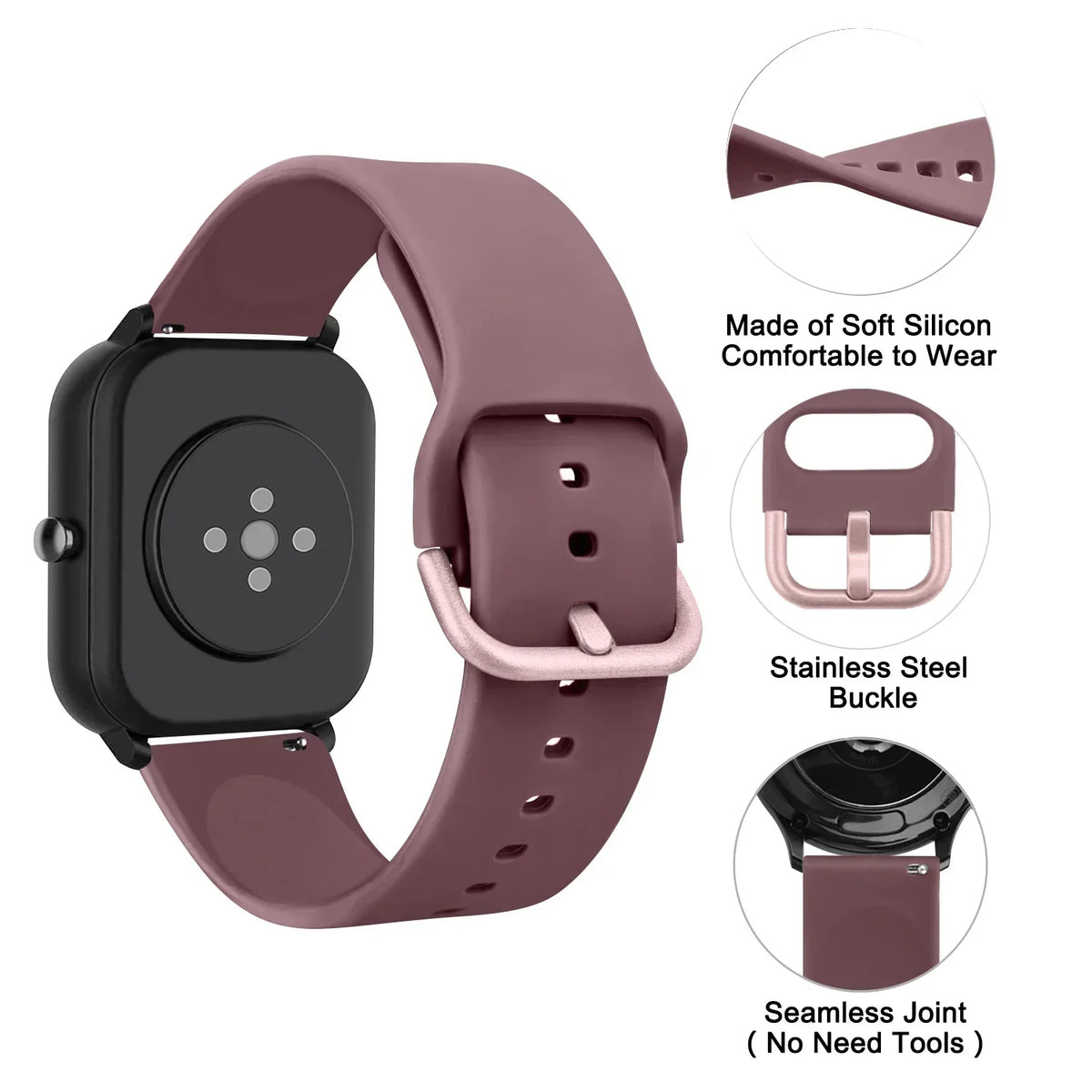 Motorola Moto Smartwatch Silicone Watch Band Sport Strap Replacement