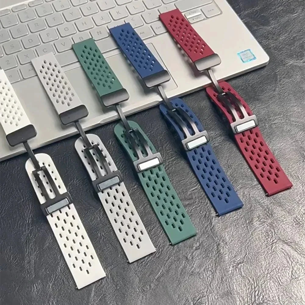Motorola Moto Watch Band - Magnetic Silicone Strap for Smartwatch