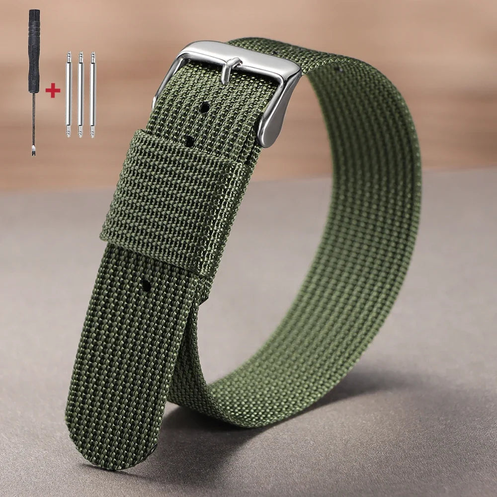 Motorola Moto Braided Nylon Watch Band Sports Fabric Wrist Strap