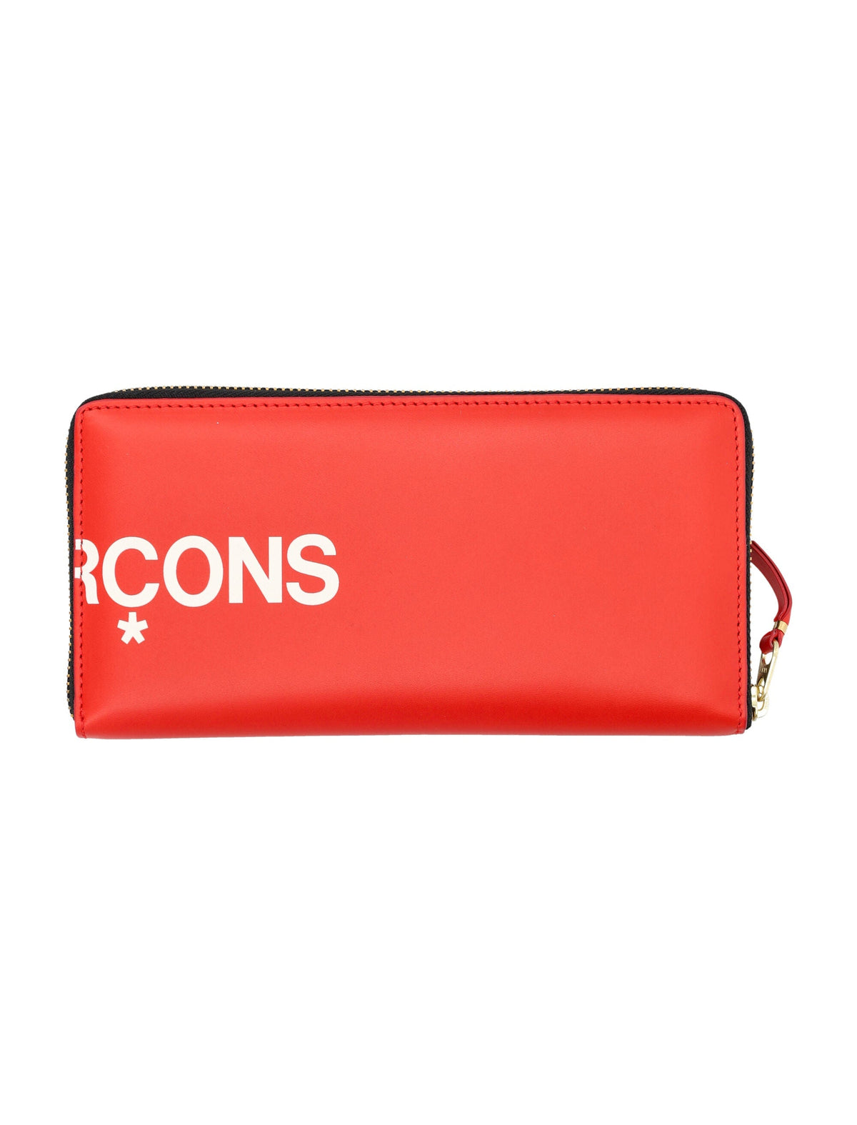 COMME DES GARÇONS WALLET Leather Mini All-Around Zip Wallet with Logo - 10.5cm x 20cm