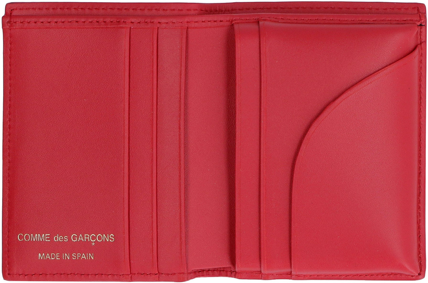 COMME DES GARÇONS WALLET Mini Polka-Dot Leather Wallet