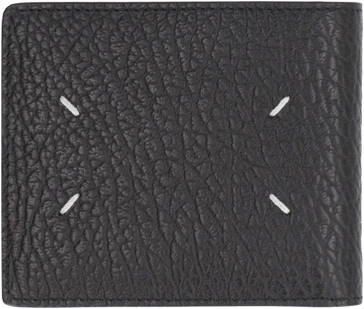 MAISON MARGIELA Mini Bi-Fold Wallet 9.5x11x1 cm