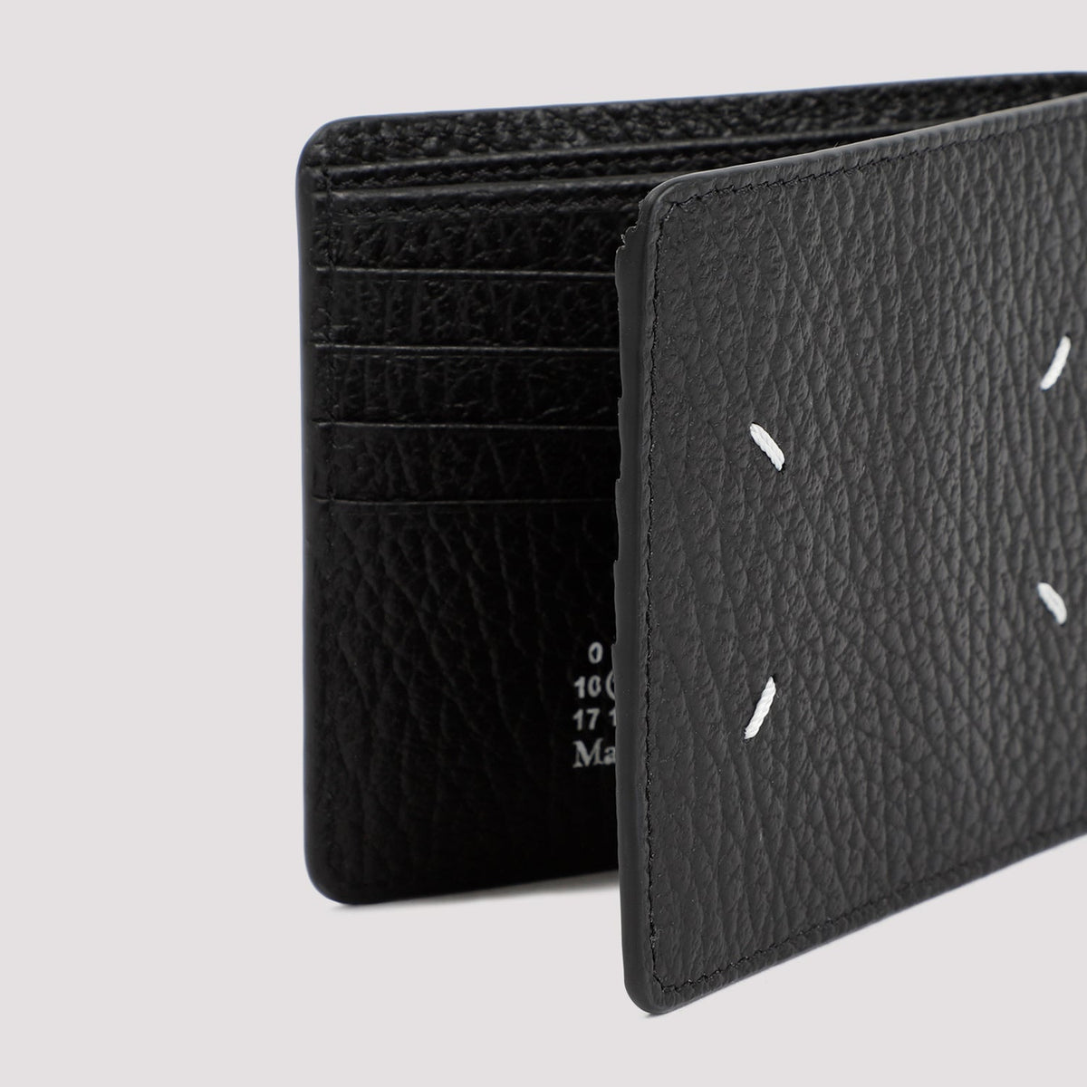 MAISON MARGIELA Mini Bi-Fold Wallet 9.5x11x1 cm
