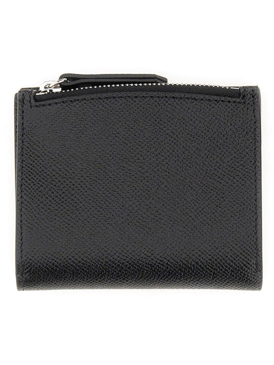 MAISON MARGIELA Mini Leather Wallet with Logo