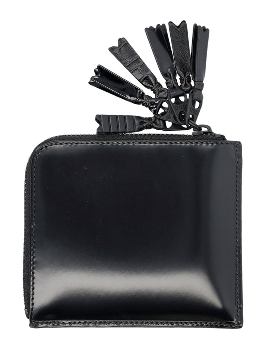 COMME DES GARÇONS WALLET Mini Zip Wallet with Charms - Fall/Winter 2025