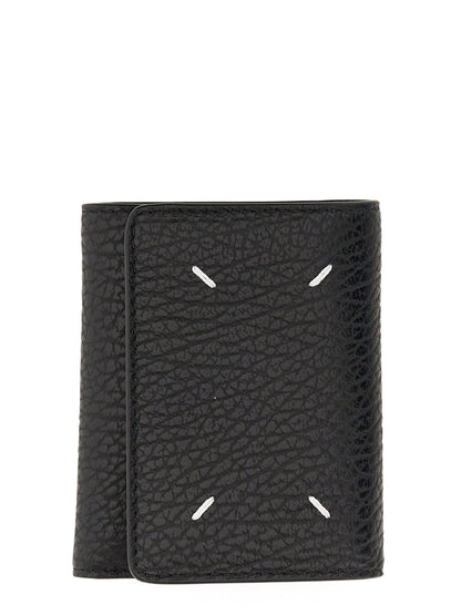 MAISON MARGIELA Mini Leather Wallet with Four Stitches