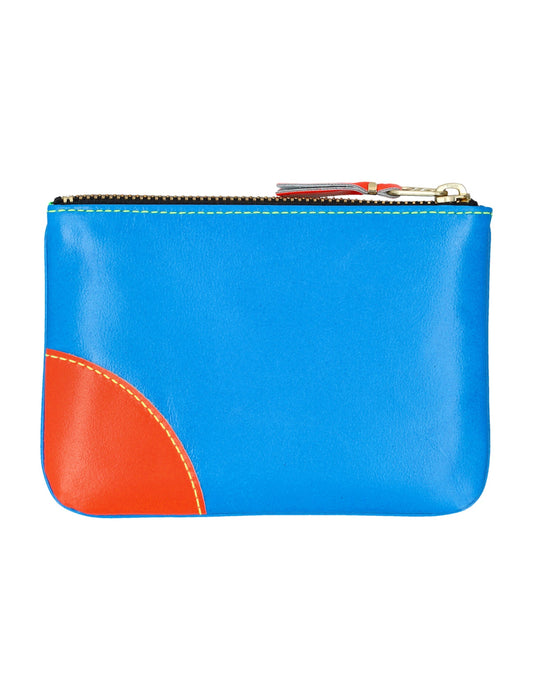 COMME DES GARÇONS WALLET Mini Zip Fastening Color Block Wallet