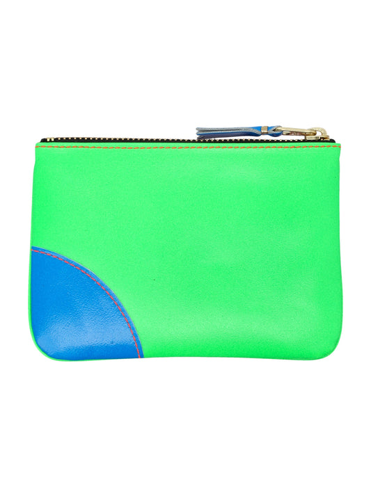 COMME DES GARÇONS WALLET Mini Color Block Leather Wallet