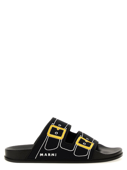 Marni 'Trompe L'oeil' Sandals