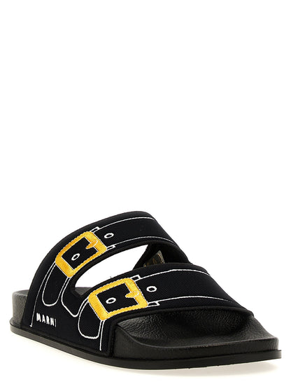 Marni 'Trompe L'oeil' Sandals