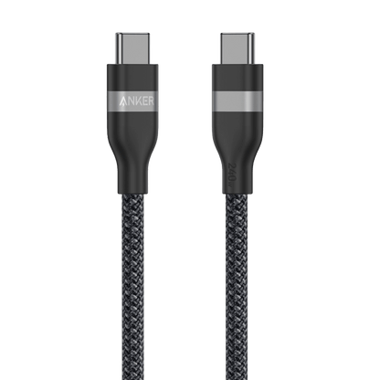 Anker USB-C to USB-C Cable (3 ft / 6 ft, 240W, Upcycled-Braided) — photo 1 of 10