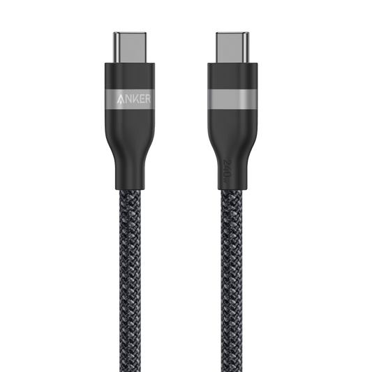 Anker USB-C to USB-C Cable (3 ft / 6 ft, 240W, Upcycled-Braided) — photo 1 of 10
