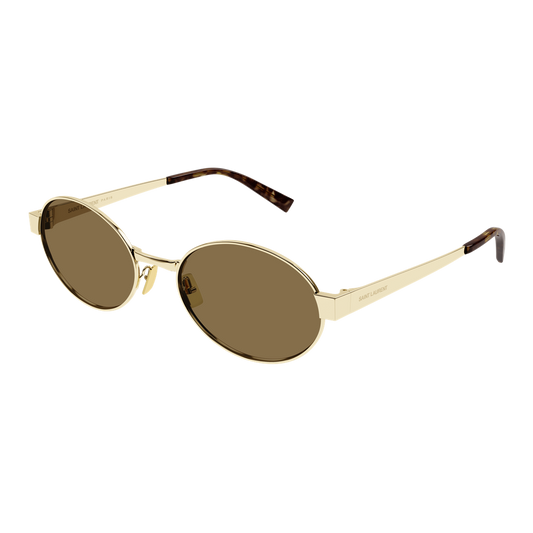 SAINT LAURENT Elegant Metal Frame Sunglasses for Women
