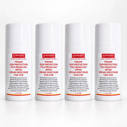 Habaek Sun Protection Face Moisturizer SPF50 | Peptides | Niacinamide