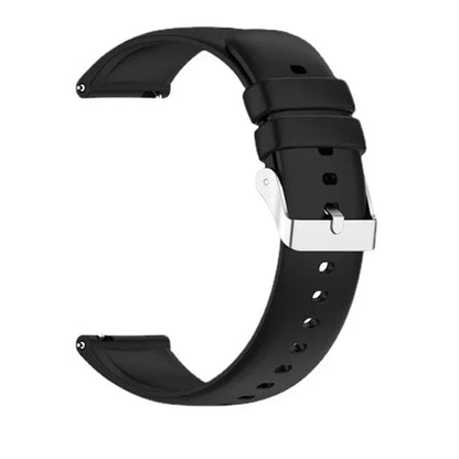 Motorola Moto Watch Bands Silicone Replacement Strap with Metal Buckle
