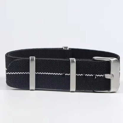 Motorola Moto French Parachute Nylon Watch Band Elastic Military Strap