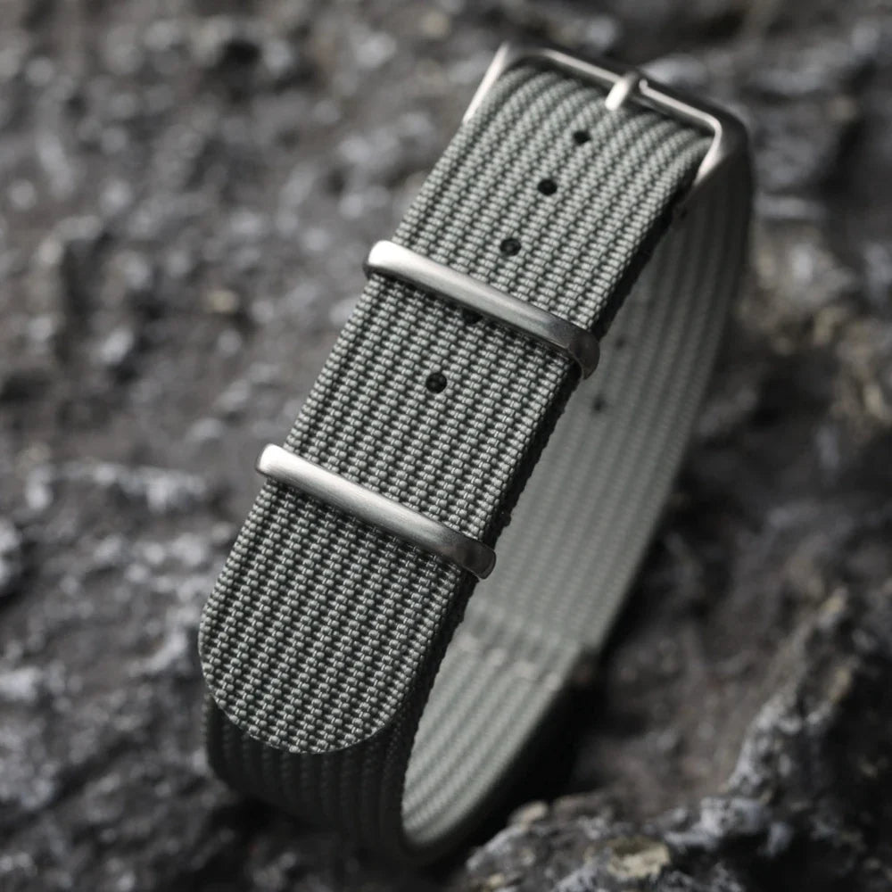 Motorola Moto Ribbed Nylon Fabric Watch Band - Durable Quick Release Strap
