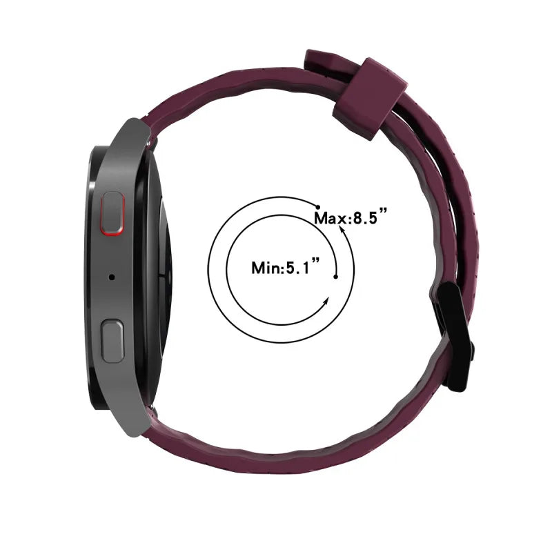 Motorola Moto Silicone Sport Watch Band Football Pattern Quick Release Strap