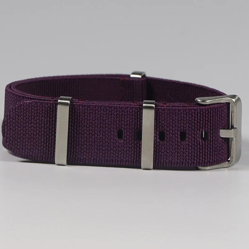 Motorola Moto French Parachute Nylon Watch Band Elastic Military Strap