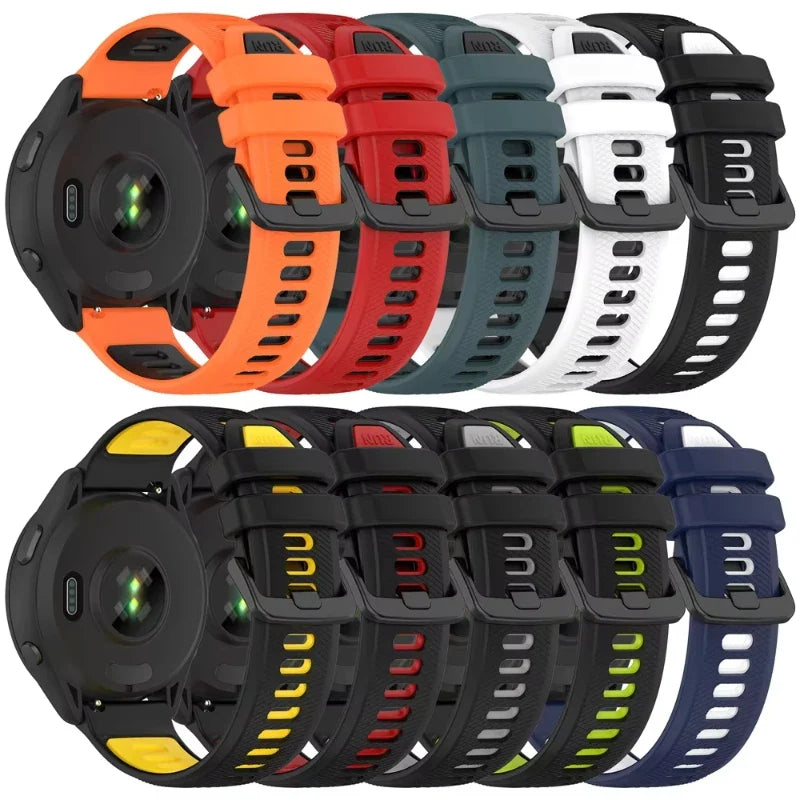 Motorola Moto Smartwatch Band Silicone Strap Stainless Steel Buckle Bracelet