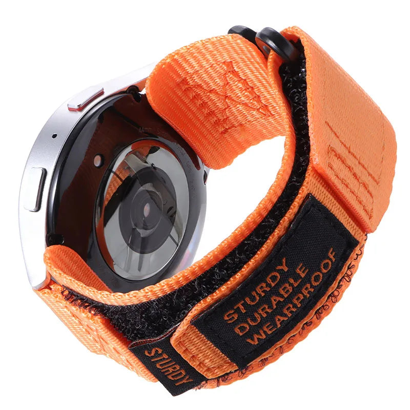 Motorola Moto Nylon Canvas Sport Waterproof Watch Band Bracelet Strap