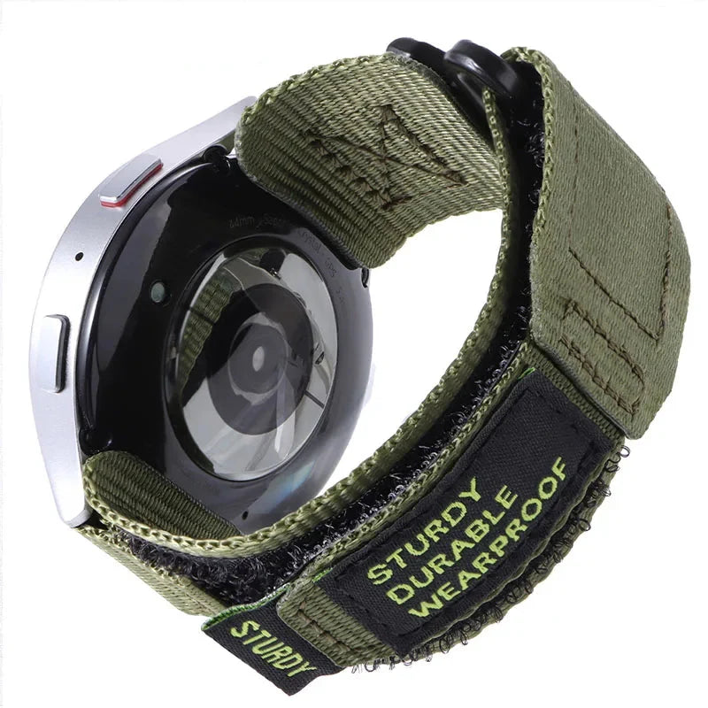 Motorola Moto Nylon Canvas Sport Waterproof Watch Band Bracelet Strap
