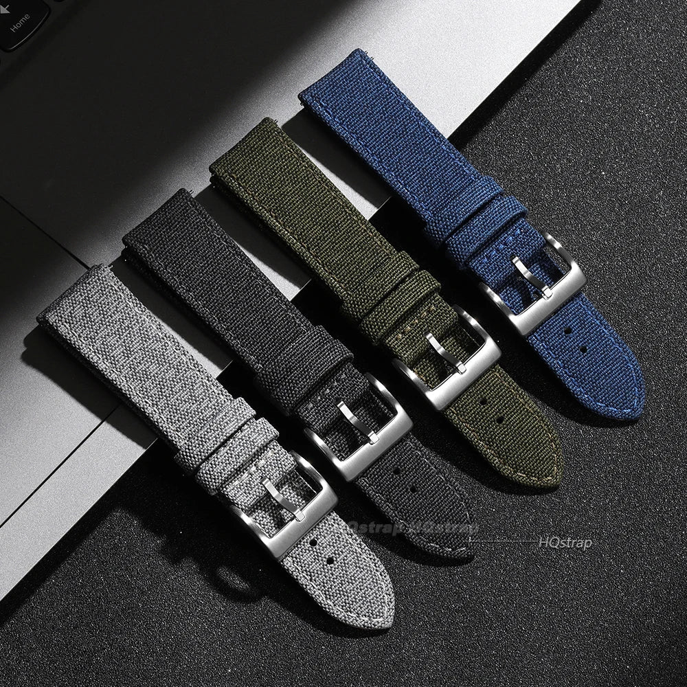 Motorola Moto Quick Release Sailcloth Nylon Watch Band Strap