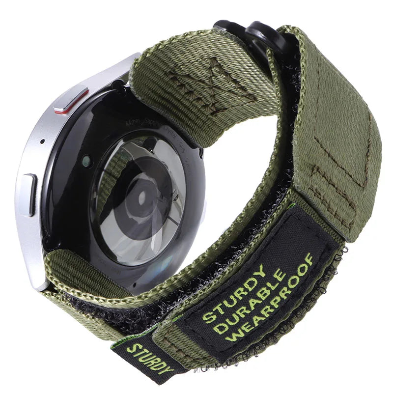 Motorola Moto Nylon Canvas Sport Waterproof Watch Band Bracelet Strap